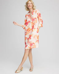 Chico's - Embellished Linen Kurta Dress