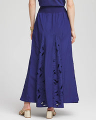 Chico's - Godet Maxi Eyelet Skirt