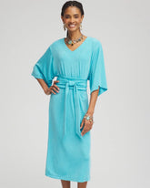 Chico's - Travelers™ Kimono Sleeved V-Neck Dress