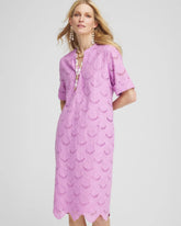 Chico's - Eyelet Popover Dress
