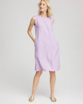 Chico's - Sleeveless Scalloped Trim Dress