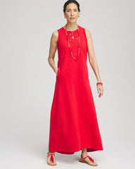 Chico's - Sleeveless Midi Tank Dress