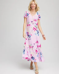 Chico's - Crepe V-Neck Maxi Dress