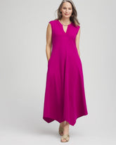 Chico's - Trapunto Placket Midi Dress