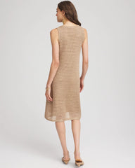 Chico's - Crochet-Knit Sequins Tank Dress