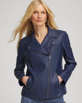 Chico's - Faux Leather Moto Jacket