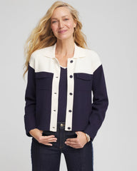 Chico's - Colorblock Cardigan Jacket