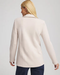 Chico's - Single-Breasted Sweater Blazer