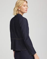 Chico's - Denim Peplum Blazer