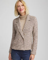 Chico's - Double Breasted Tweed Blazer