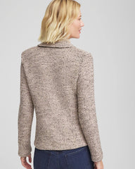 Chico's - Double Breasted Tweed Blazer