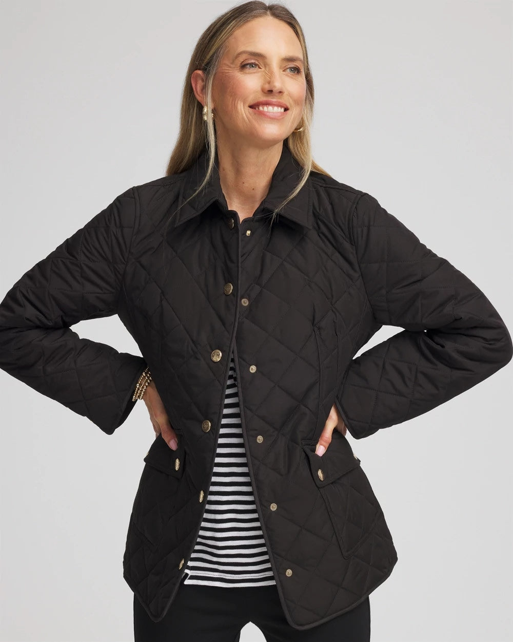 Chico's - Quilted Barn Jacket