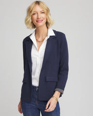 Chico's - Single-Breasted Sweater Blazer