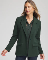 Chico's - Single-Breasted Sweater Blazer