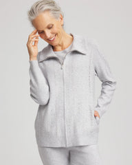 Chico's - Zenergy® Luxe Diamante Zip Cardigan