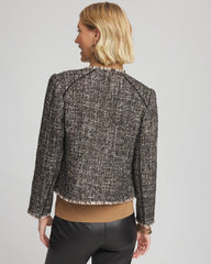 Chico's - Tweed Mix Moto Jacket