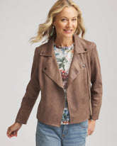 Chico's - Suede Moto Jacket
