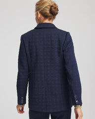 Chico's - Textured Single-Breasted Knit Blazer
