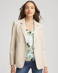 Chico's - Faux Leather Blazer