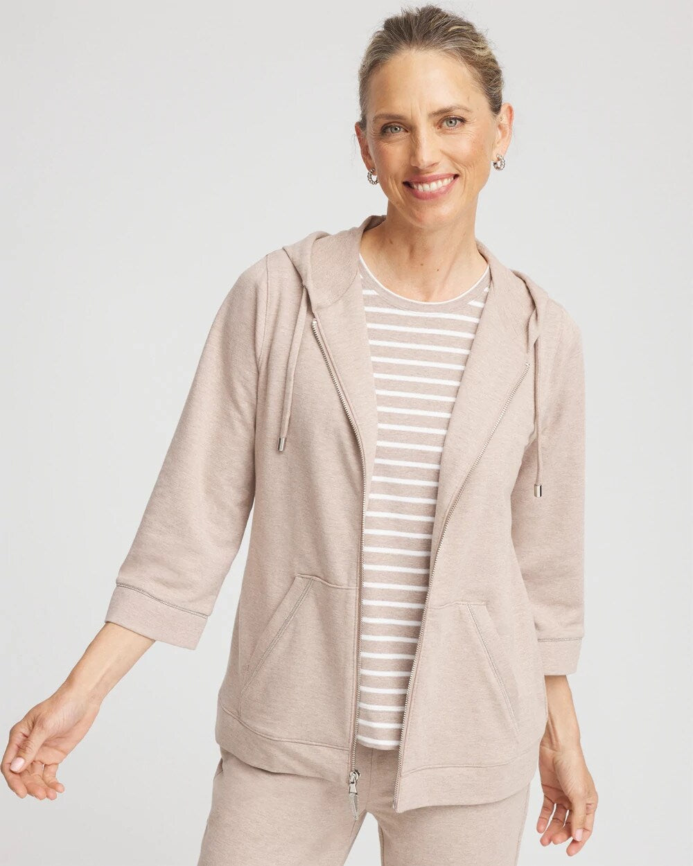 Chico's - Zenergy® French Terry Full-Zip Jacket