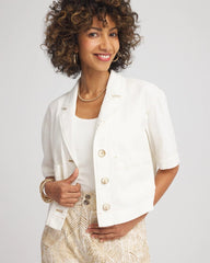 Chico's - Soft-Stretch Short Cotton Shacket
