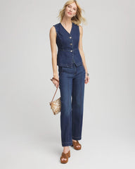 Chico's - Sleeveless Denim Vest