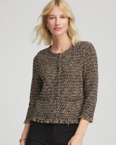 Chico's - Tweed Cropped Jacket