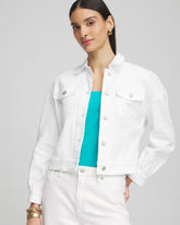 Chico's - Embroidered Relaxed Denim Jacket