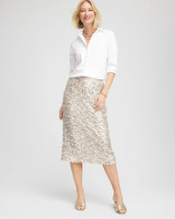 Chico's - Sequins Party Pencil Skirt