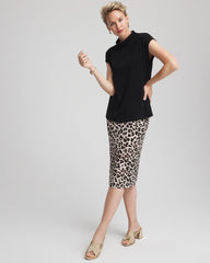 Chico's - Travelers™ No Tummy Animal-Print Pencil Skirt