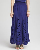 Chico's - Godet Maxi Eyelet Skirt