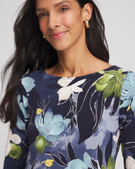 Chico's - Petite Dance Boatneck Column Maxi Dress