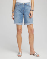 Chico's - Girlfriend Cuffed Swing Denim Shorts