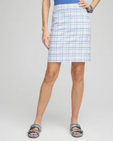 Chico's - Brigitte™ Plaid Slub Skort