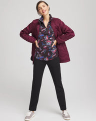Chico's - Zenergy® UPF Floral Half-Zip Pullover Top