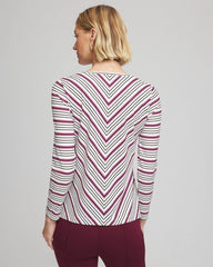 Chico's - Zenergy® Soft Brushed Striped Top