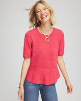 Chico's - Pullover Peplum Sweater