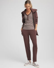 Chico's - Zenergy® Ribbed Striped Henley Tee