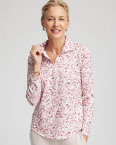 Chico's - Zenergy® UPF Printed Zip-Front Pullover