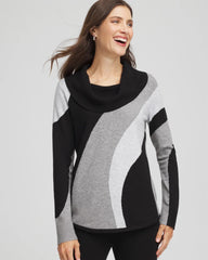 Chico's - Zenergy® Luxe Intarsia Cowlneck Top