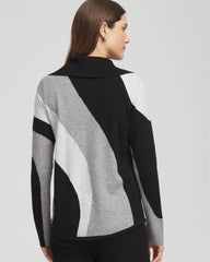 Chico's - Zenergy® Luxe Intarsia Cowlneck Top