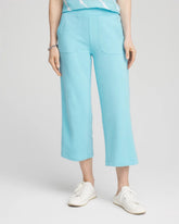 Chico's - Zenergy® French Terry Gauze-Inset Cropped Pants