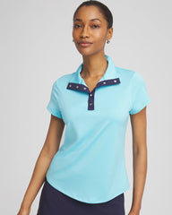 Chico's - Zenergy® UPF Mockneck Short-Sleeve Top