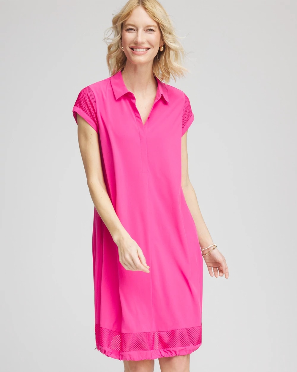 Chico's - Zenergy® UPF Mesh-Trim Bungee Dress