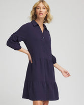 Chico's - Woven Tiered Swim Cover-Up Dress