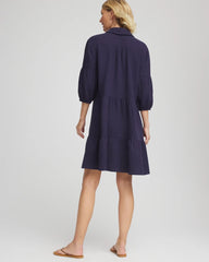 Chico's - Woven Tiered Swim Cover-Up Dress