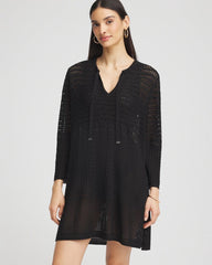 Chico's - Chico's Tie-Front Beach Swimsuit Cover-Up