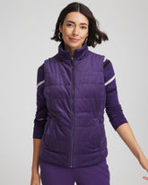 Chico's - Zenergy® Reversible Velvet Puffer Vest