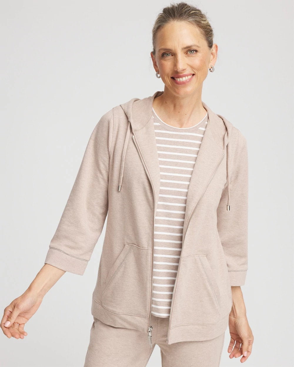 Chico's - Zenergy® French Terry Full-Zip Jacket