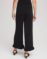 Chico's - Travelers™ Collection Fringe Hem Cropped Pants